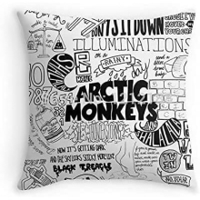 Arthurenn Arctic Monkeys Suck It And See Funny Cool Pattern Pillowcase Cushion Cover 18"x18"