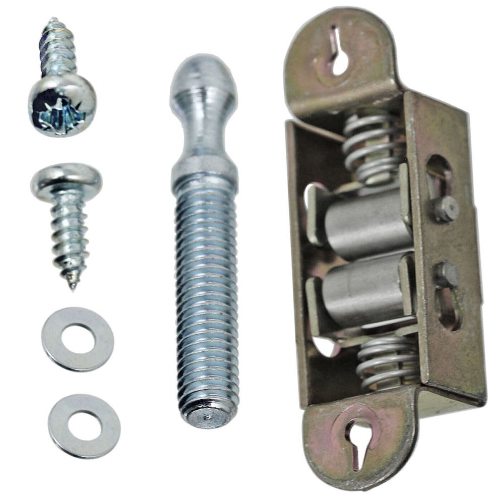 Spares2go Universal Electric Oven Cooker Door Catch Roller Type Latch Striker & Keeper Kit