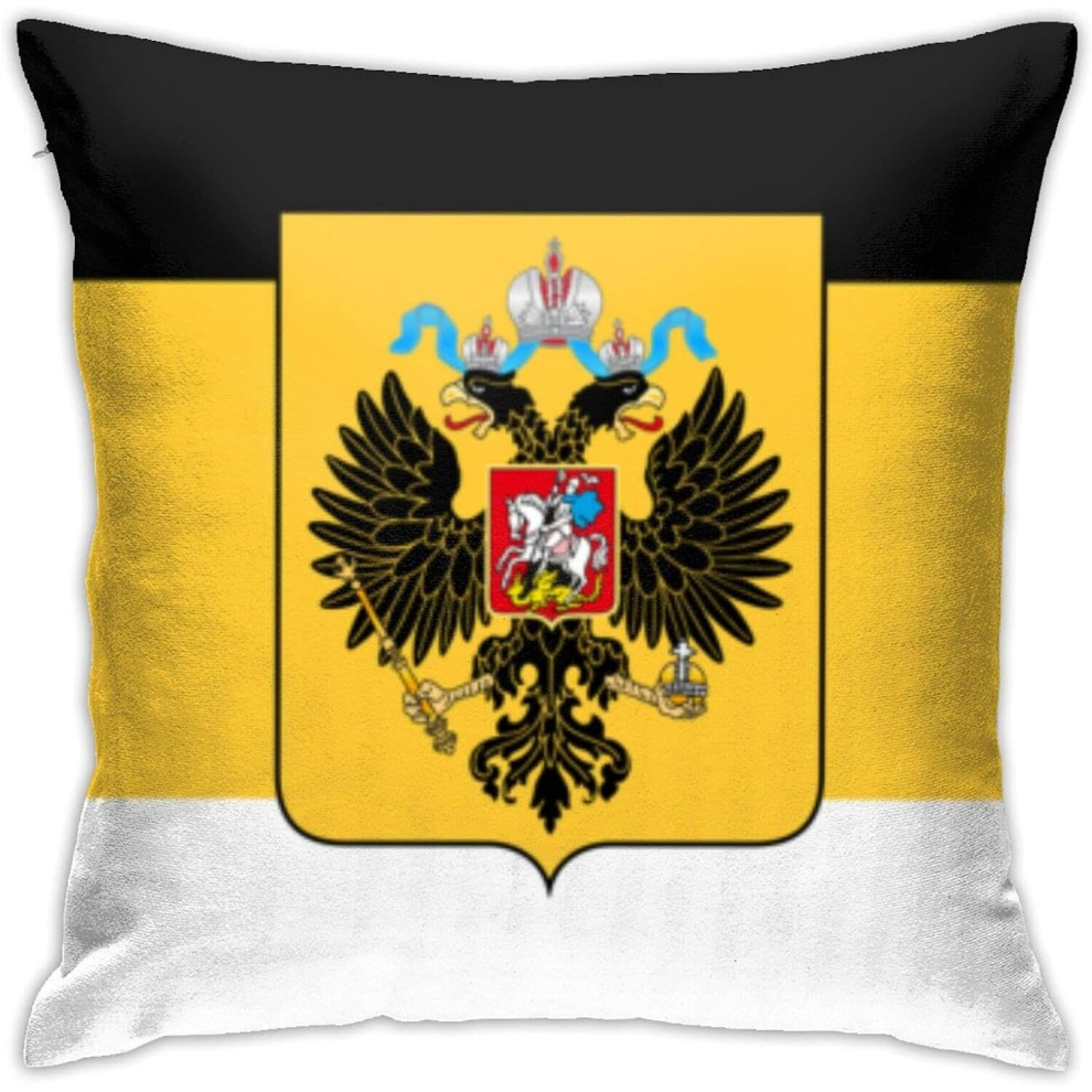 Russian Empire Flag Cushion Cover Sofa Decorative Throw Pillow Case for Home Decor 18x18 Inch-image-OPC-PCTRMGG-NEW