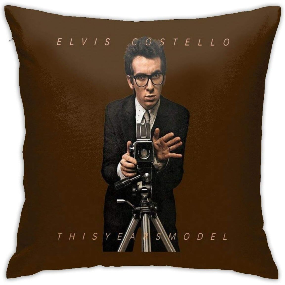 Elvis Costello Pillow Home Decorative Throw Pillow Cases Sofa Couch Cushion Throw Pillow Covers 18x18 Inch