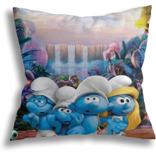 The Smurfs Microfibre Pillowcase Set | Luxurious No-Iron Pillow Cases are Breathable 18"x18"