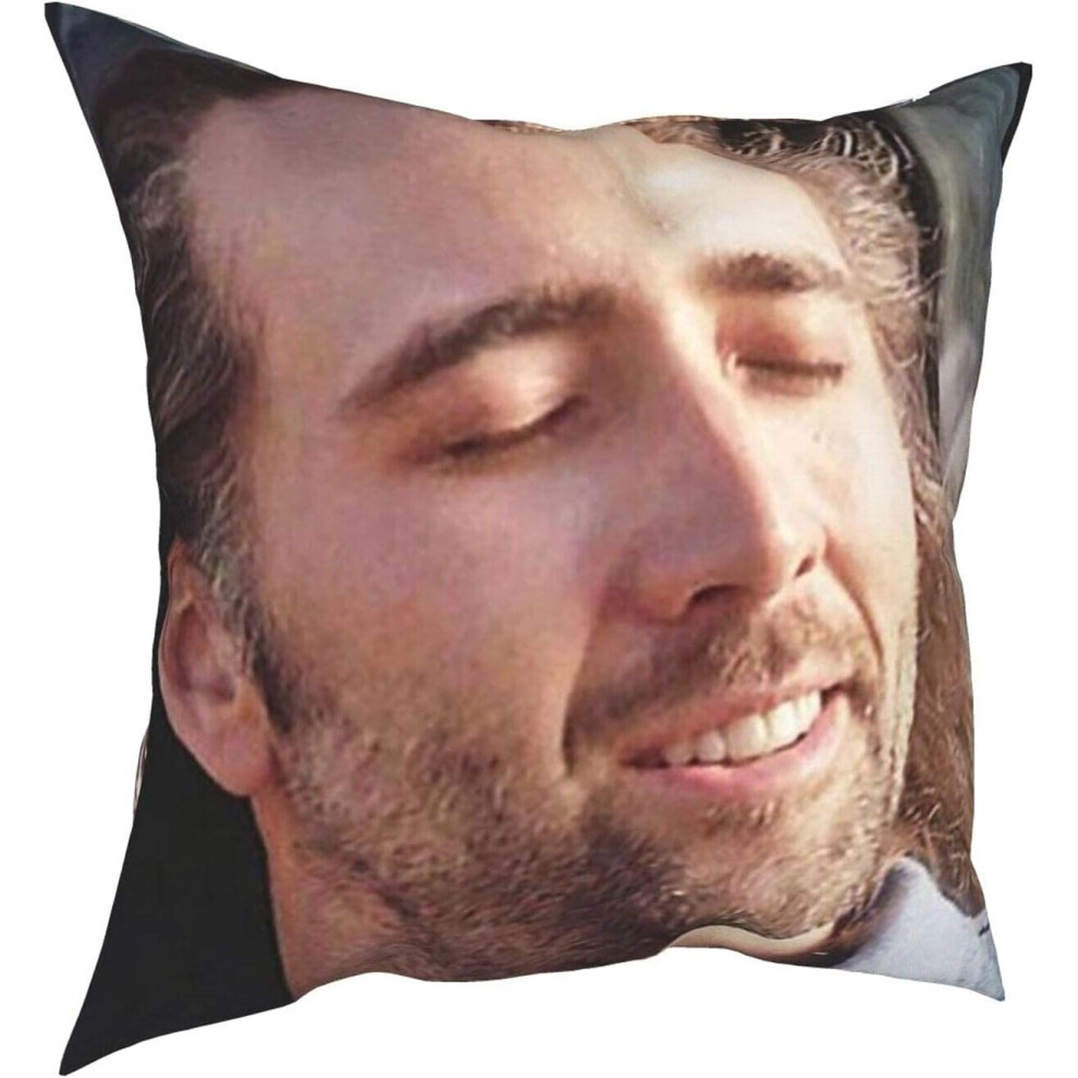 Patrick Nicolas Cage Pillow Case Inches Covers for Bedroom Safa Gifts, Double-Sided Printed (Pillow Core Not Included) 18"x18"-image-OPC-PCTRPC6-NEW