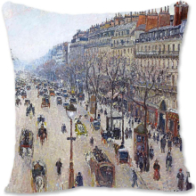 Boulevard Montmartre Morning Cloudy Weather