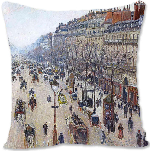 Boulevard Montmartre Morning Cloudy Weather