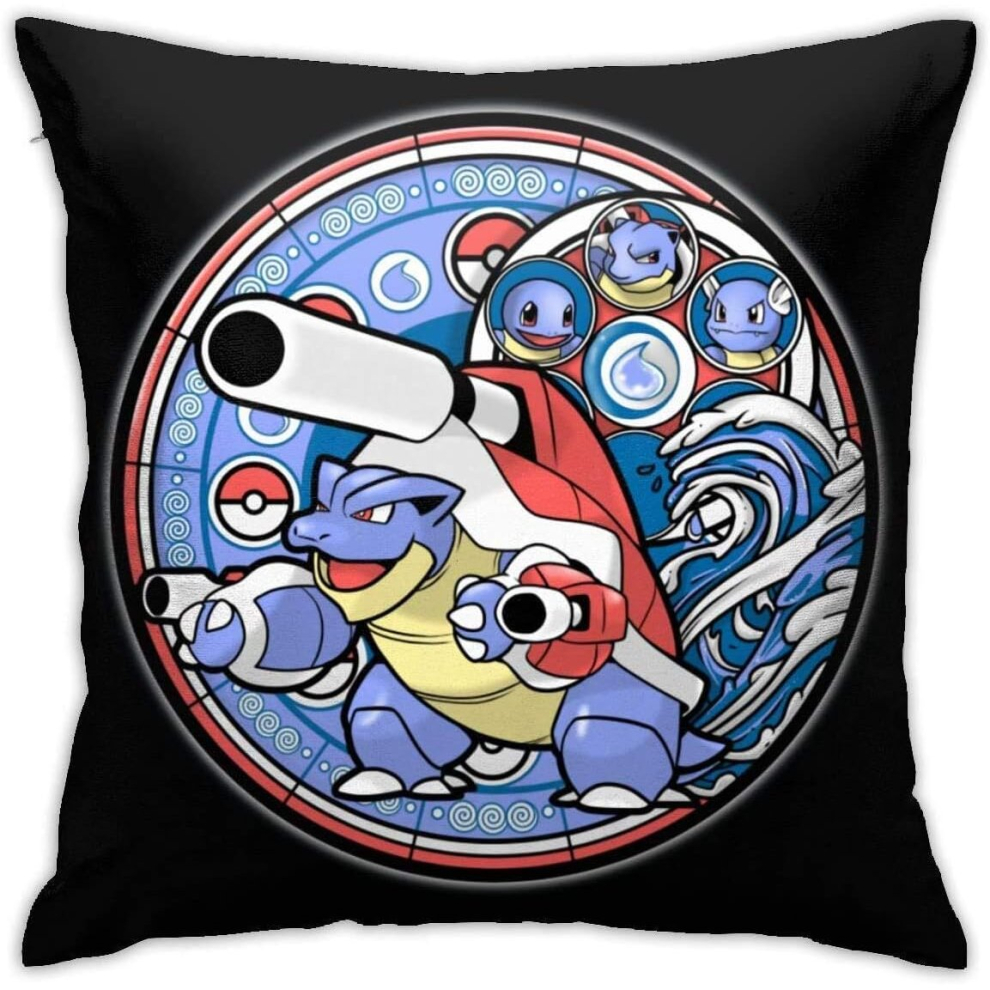 Throwing Pillow Case Pillow Case Bedside Decor Cushion Cover Decoration-grass Bulbasaur Sanctuary 18"x18"-image-OPC-PCTRQC5-NEW