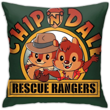 Chip And Dale Microfibre Pillowcase Set | Home Pillow Cases are Breathable 18"x18"
