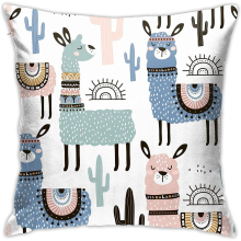 Cute Lovely Llama Lama Pillow Cases