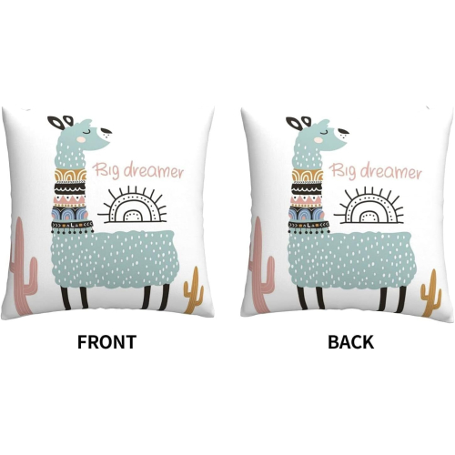 Cute Lovely Llama Lama Pillow Cases 2