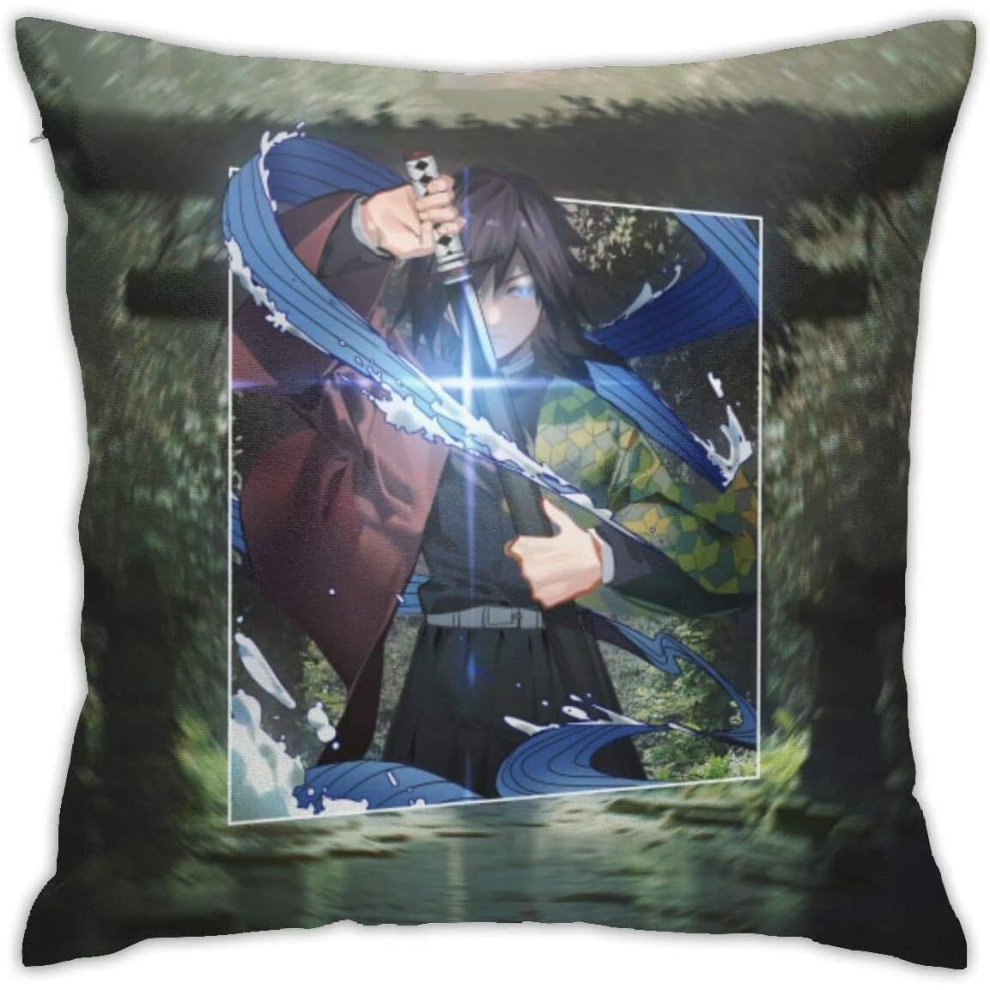 Tomioka Yoshihide Pillowcase Decor Pillowcase Home Decoration Bed Decor Cushion Cover 18"x18"-image-OPC-PCTRXK5-NEW