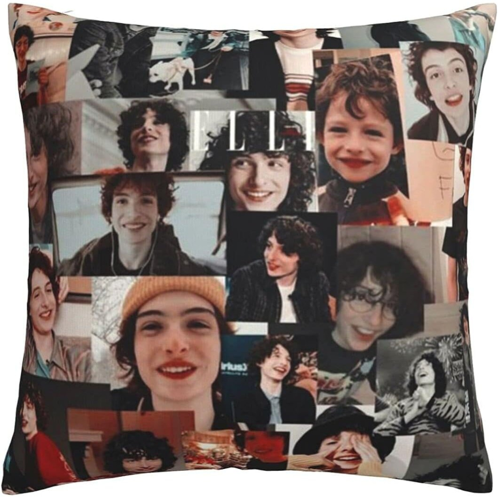 Finn Wolfhard Multipurpose Pillowcase Soft Throw Pillow Cases Cushion Covers for Driving, Reading, Tv, Sleeping, Working, Heating, Your Bodyguard