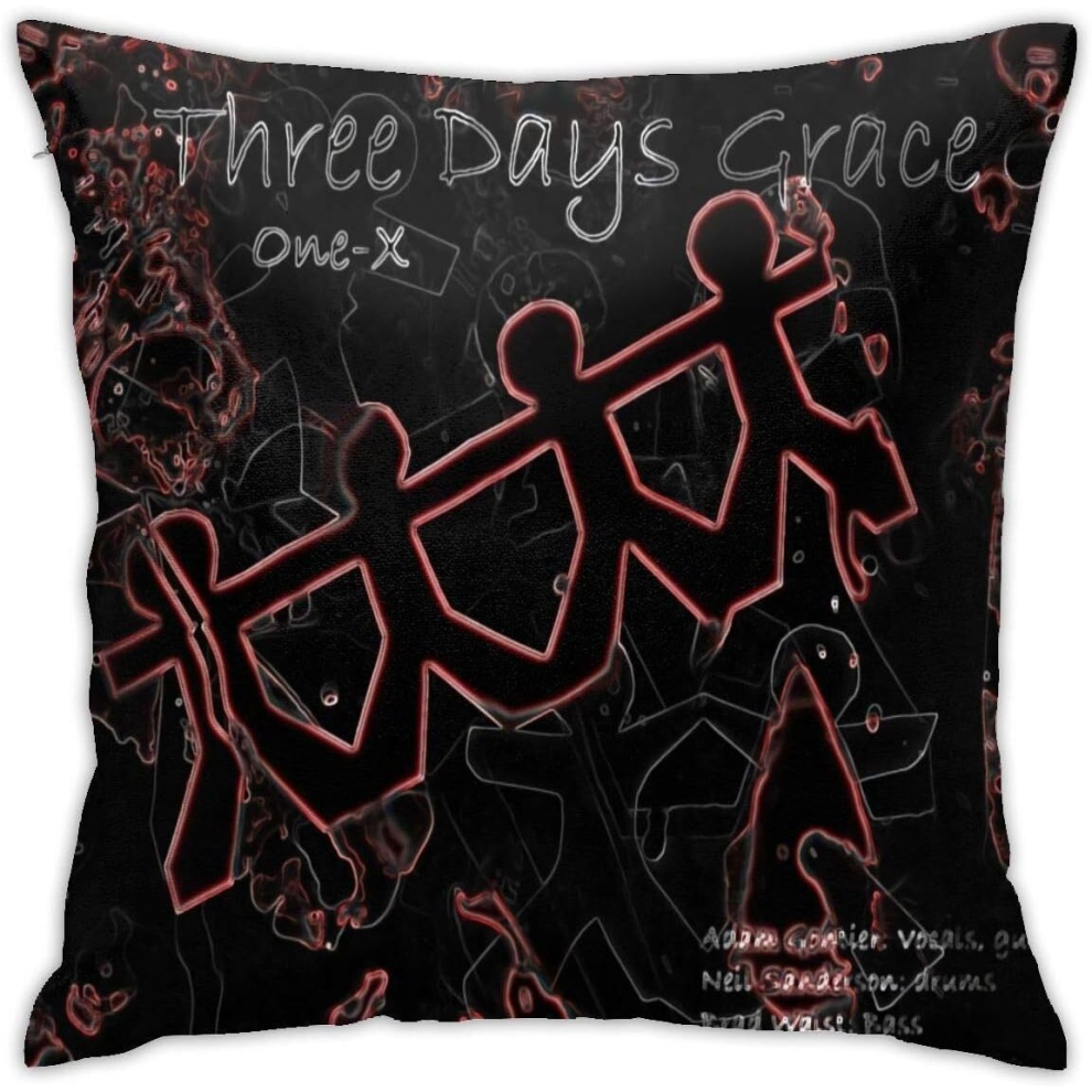 Three Days Grace Pillowcase Sofa Cover Seat Cover Plush Fabric 45x45 Cm Home Products Comfortable Soft For Living Room-image-OPC-PCTRZ7V-NEW