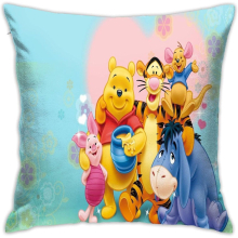 Winnie The Pooh Pillow Case Holding Pillowcase Cushion Cover Family Sofa Bedroom Decorative Pillow Case 18"x18"