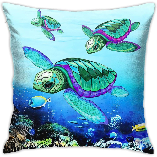 The square turtle pillowcase