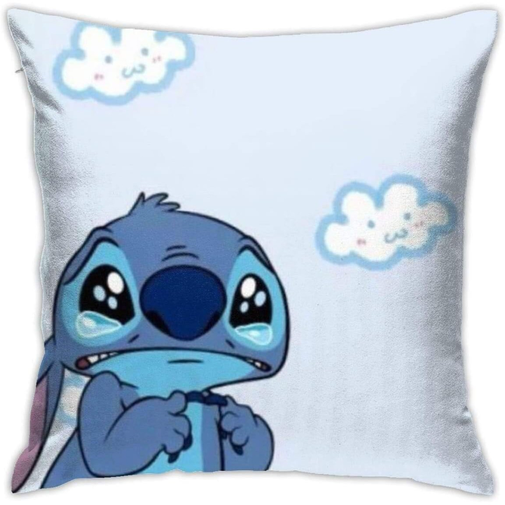 Throw Pillow Covers Stitch Pillowcase Cushion Case for Sofa Bed Chair Home Decor.(18x18 Inch)-image-OPC-PCTS2X6-NEW