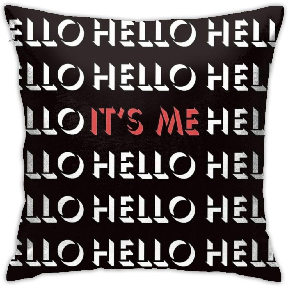 Hello Its Me. Ii - Adele Cushion Throw Pillow Cover Decor Pillow Case For Sofa Bedroom 18"x18"