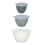 Alpina 3 Piece Mixing Bowl Set Plastic With Pouring Lip Lids Baking 3