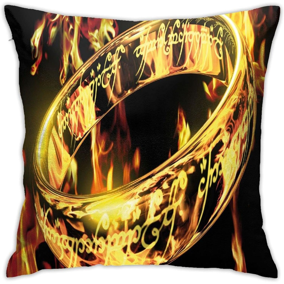 Lord Of The Rings Cushion Covers Decor Soft Square Decorative Throw Pillowcases for Livingroom Sofa Bedroom 18"x18"-image-OPC-PCTS8KX-NEW