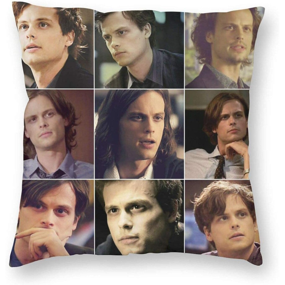 Criminal Minds Spencer Reid Square PillowCase for Bedroom Decor Home Sofa Car Decoration Throw Pillow Covers 20"x20"-image-OPC-PCTS8KN-NEW