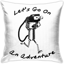 Home & Games & Bla White Cheer Design Bedspread-Mini Ch Stier Pillowcases, Floor Pillowcases Sofa Cushions-9 18"x18"