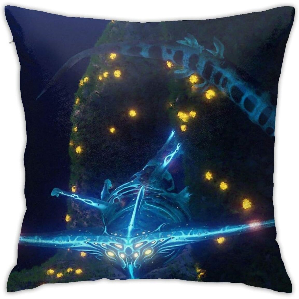 Subnautica - Ghost Leviathan Cushion Throw Pillow Cover Decor Pillow Case For Sofa Bedroom 18"x18"