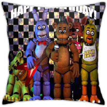 Five Nights At Freddy'S Microfibre Pillowcase Set | Home Pillow Cases are Breathable 18"x18"