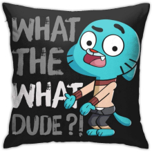 The Amazing World of Gumball Pillowcase Fashion Square Decorative Throw Pillow Case Cushion Cover 18"" X18 Inch