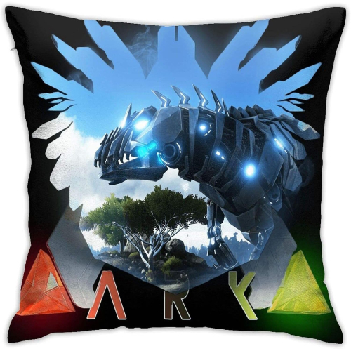 Home & Games & Ark Bionic Trex Pillowcases, Floor Pillowcases Sofa Cushions 18"x18"