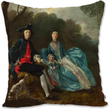 Gainsborough - Artist With His Wife And Daughter GB