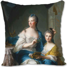 Nattier - Madame Marsollier And Her Daughter JM