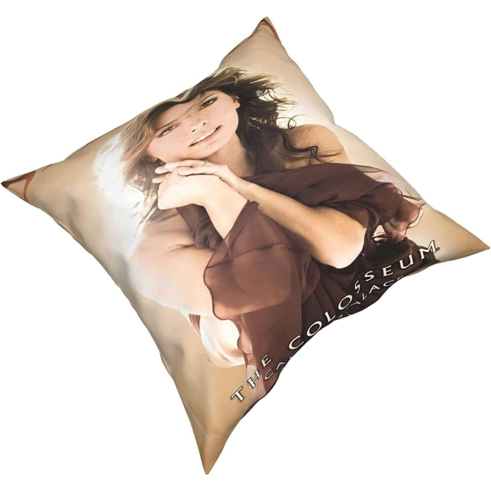 Pillowcase Sha_Nia poster Tw_Ain Pillow Cases,Soft Decorative Square Throw Pillow Covers Set Cushion Case for Sofa Bedroom Car 18 x 18 Inch-image-OPC-PCTSGHB-NEW
