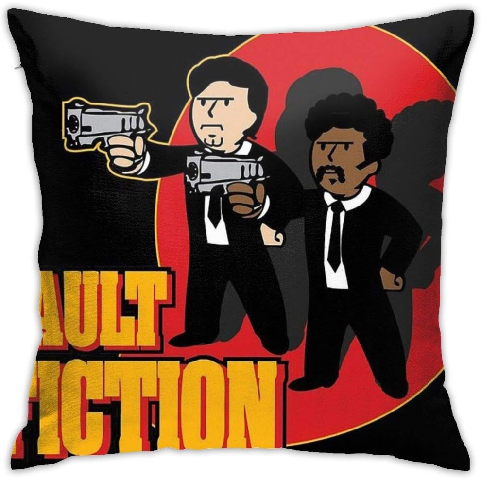 Vault Fiction Cushion Throw Pillow Cover Decorative Pillow Case For Sofa Bedroom 18"x18"-image-OPC-PCTSGHZ-NEW