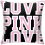 Victoria Secret Love pink 3D printing pattern square cushion 1
