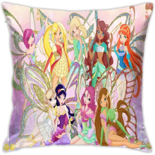 The Winx Club Microfibre Pillowcase Set | Home Pillow Cases are Breathable 18"x18"