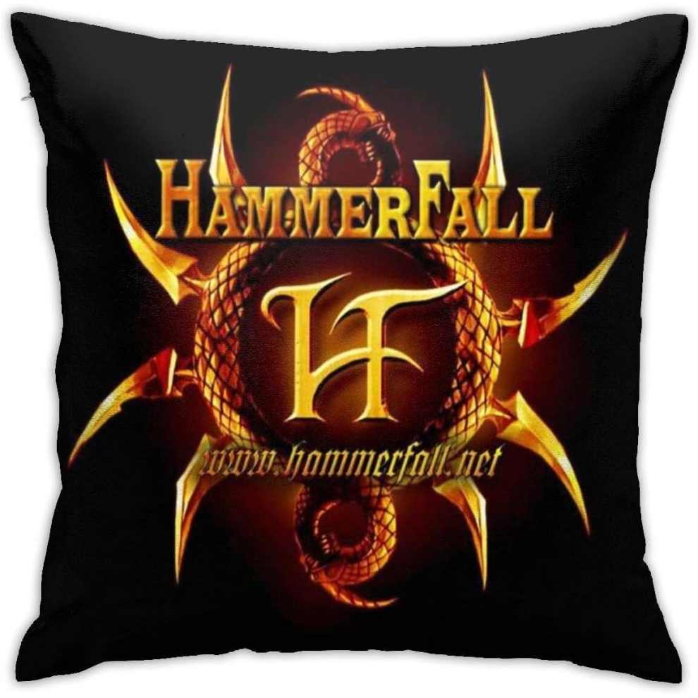 HammerFall 4 Throw Pillow Decorative Pillowcases 18x18inch Pillow Cases Home Car Decorative-image-OPC-PCTSBRJ-NEW