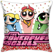 Powerpuff Girls Breathable Pillowcases Pillow 18x18 inchs