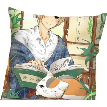 Natsume Yuuj ou Cartoon Pillowcase Pillow Case Cover Child Gift Decor 18"x18"