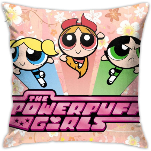 Powerpuff Girls Pattern Pillowcases Pillow 18x18 inchs