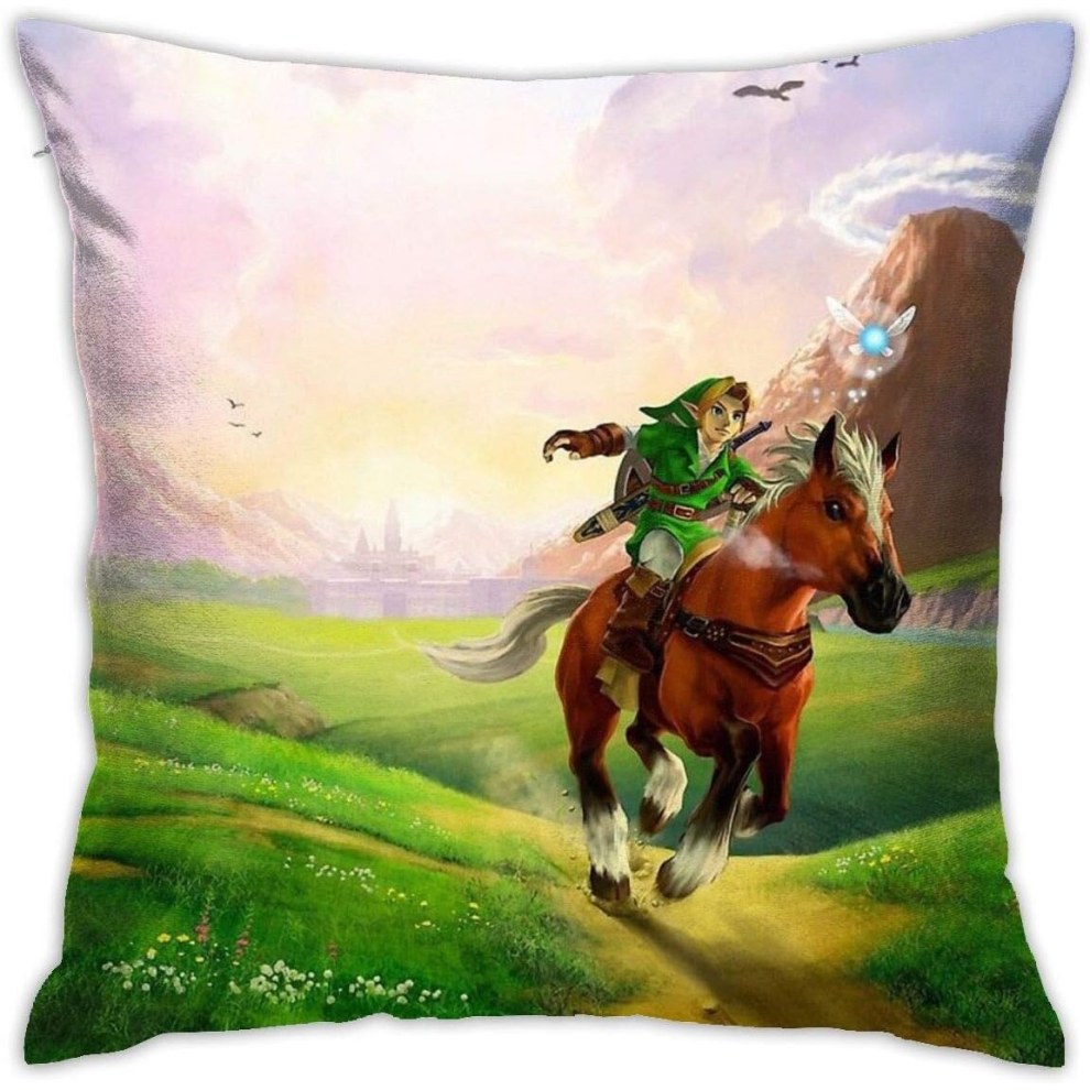 Zelda! Cushion Throw Pillow Cover Decor Pillow Case For Sofa Bedroom 18"x18"-image-OPC-PCTSKHN-NEW