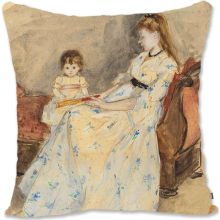 Morisot - The Artist's Sister Edma With Her Daughter Jeanne BM