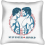 Arnold Vs Rocky Blue Cushion 18"x18" 1