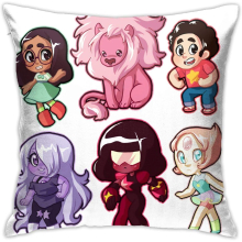 Steven-Universe Pillowcase,Soft Pillow Case for Football Fans,100% Microfiber Pillowcases Protectors with Hidden Zipper (Standard Size 4545cm)