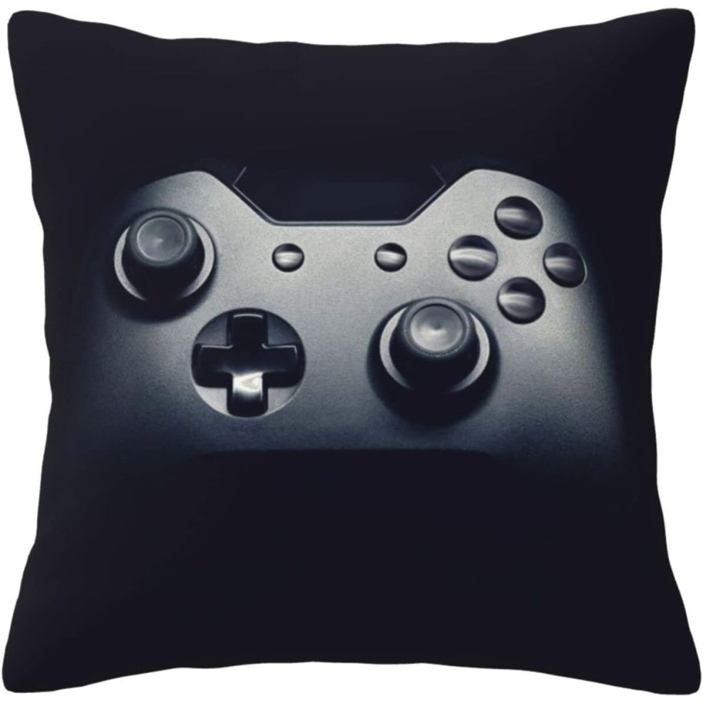 Gaming Controller Pattern Pillow Case Covers Print Cotton Decorative Pillow Case Protector For Room SofaBlackx-image-OPC-PCTSHMD-NEW