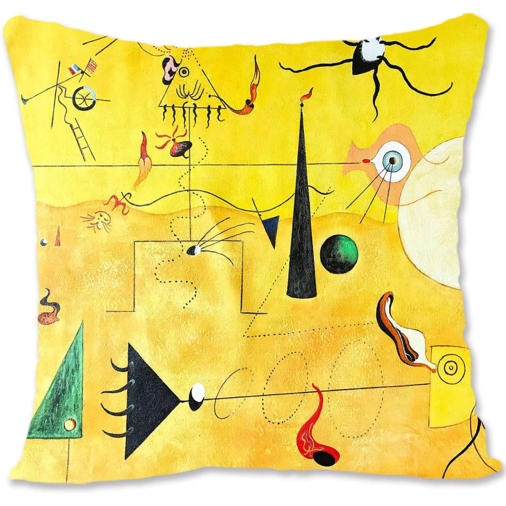 Decorative Throw Pillow Case Cover  Landscape Art - Dali - Cadaques I B-Catalan Landscape B-image-OPC-PCTSM5P-NEW