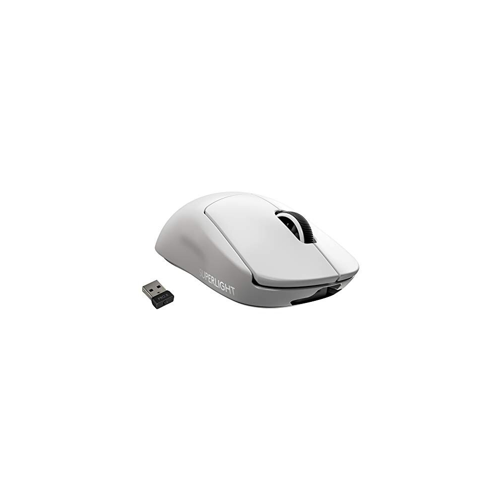 Logitech White G Pro X Superlight Wireless Gaming Mouse (White)