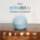 Refurbished Amazon Amazon Echo Dot (5th Generation, Blue) with Clock 1