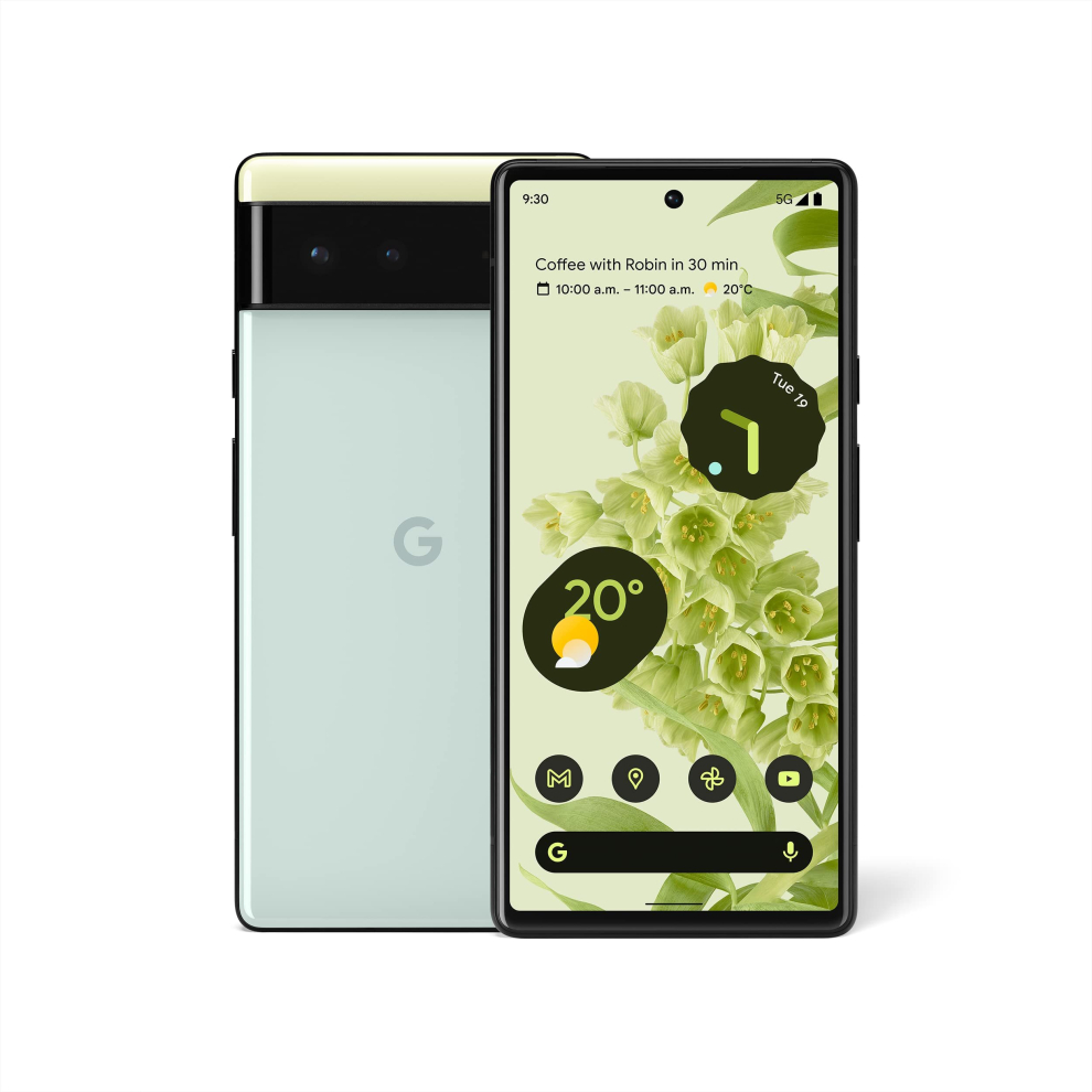 Google Pixel 6 (128Gb/8Gb, Sorta Seafoam) 5060229221001