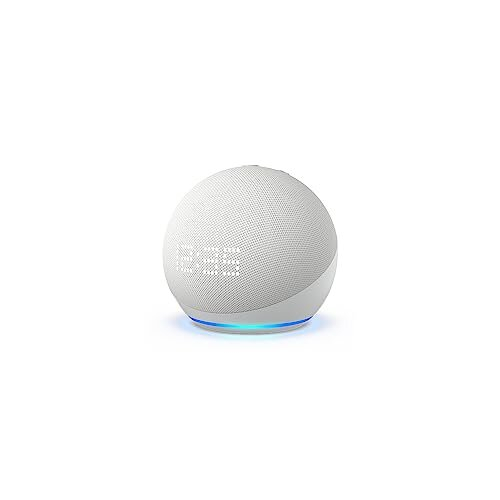 Amazon Amazon Echo Dot (5th Generation, White) with Clock