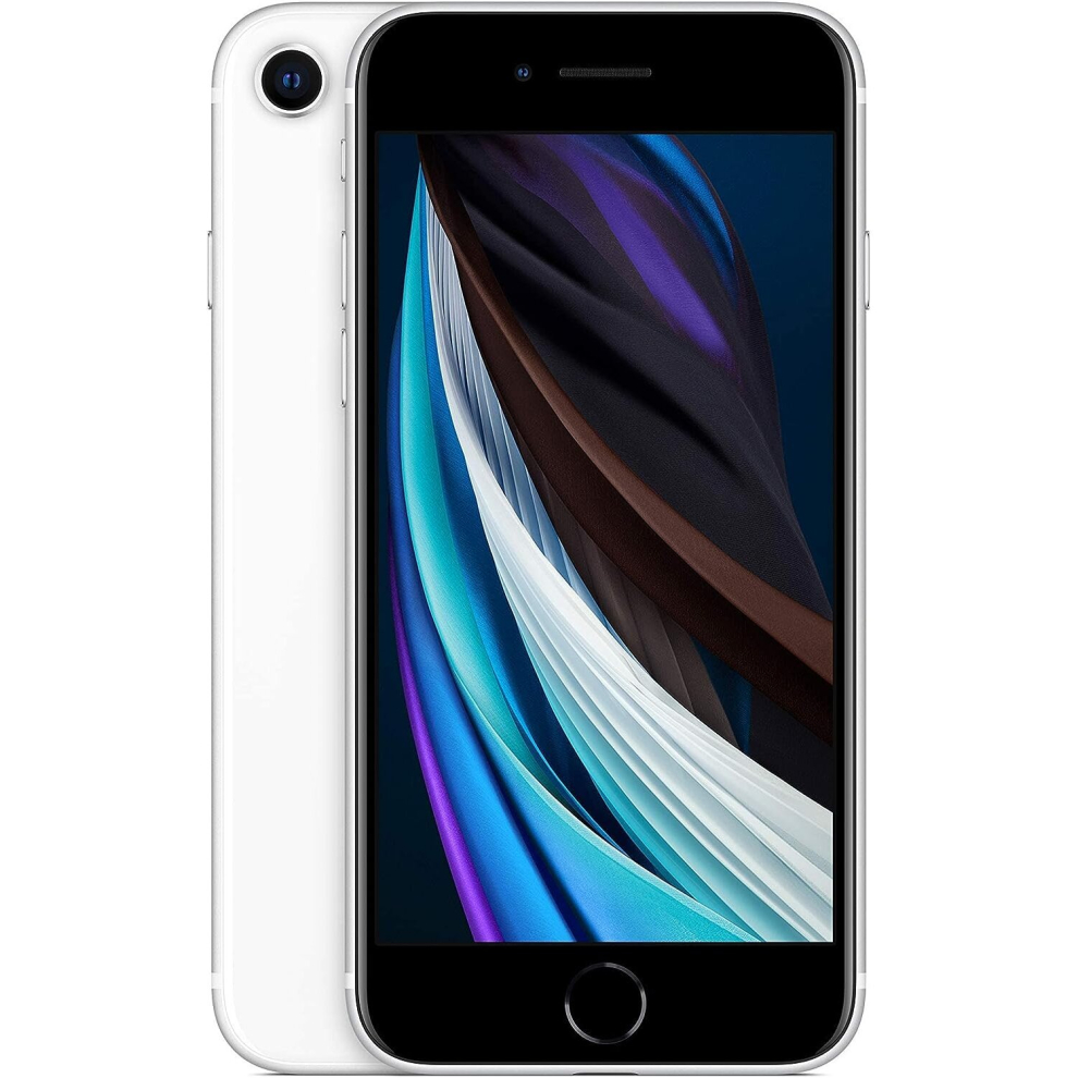 Apple iPhone SE 2020 (A2296, MXD12ZP/A, International/CN Spec, 128GB, White) Mobile Phone