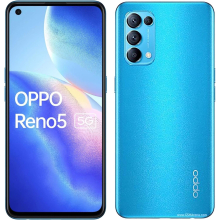 OPPO Reno 5 5G (128GB+8, Blue, International/CN version) Mobile Phone - Refurbished