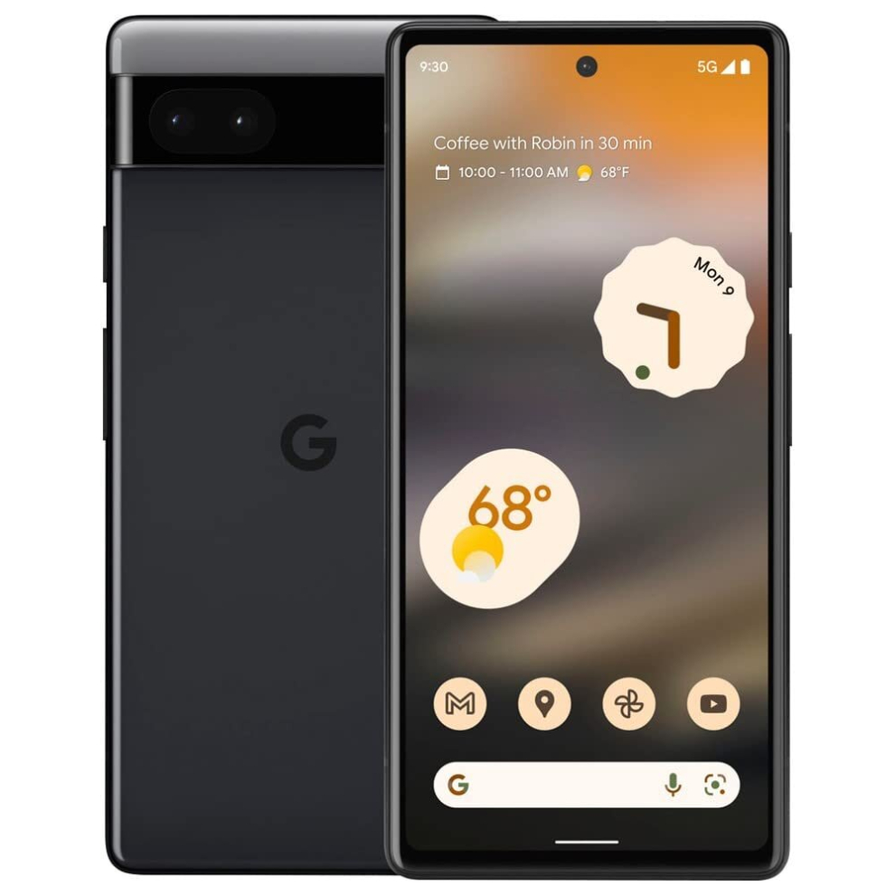 Google Pixel 6A (128Gb+6Gb, Charcoal) 5060229268495